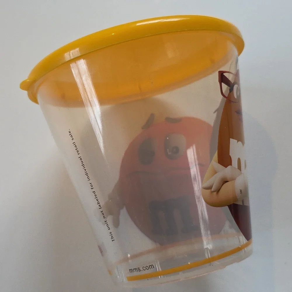 M&M'S Storage Cup with Yellow Lid